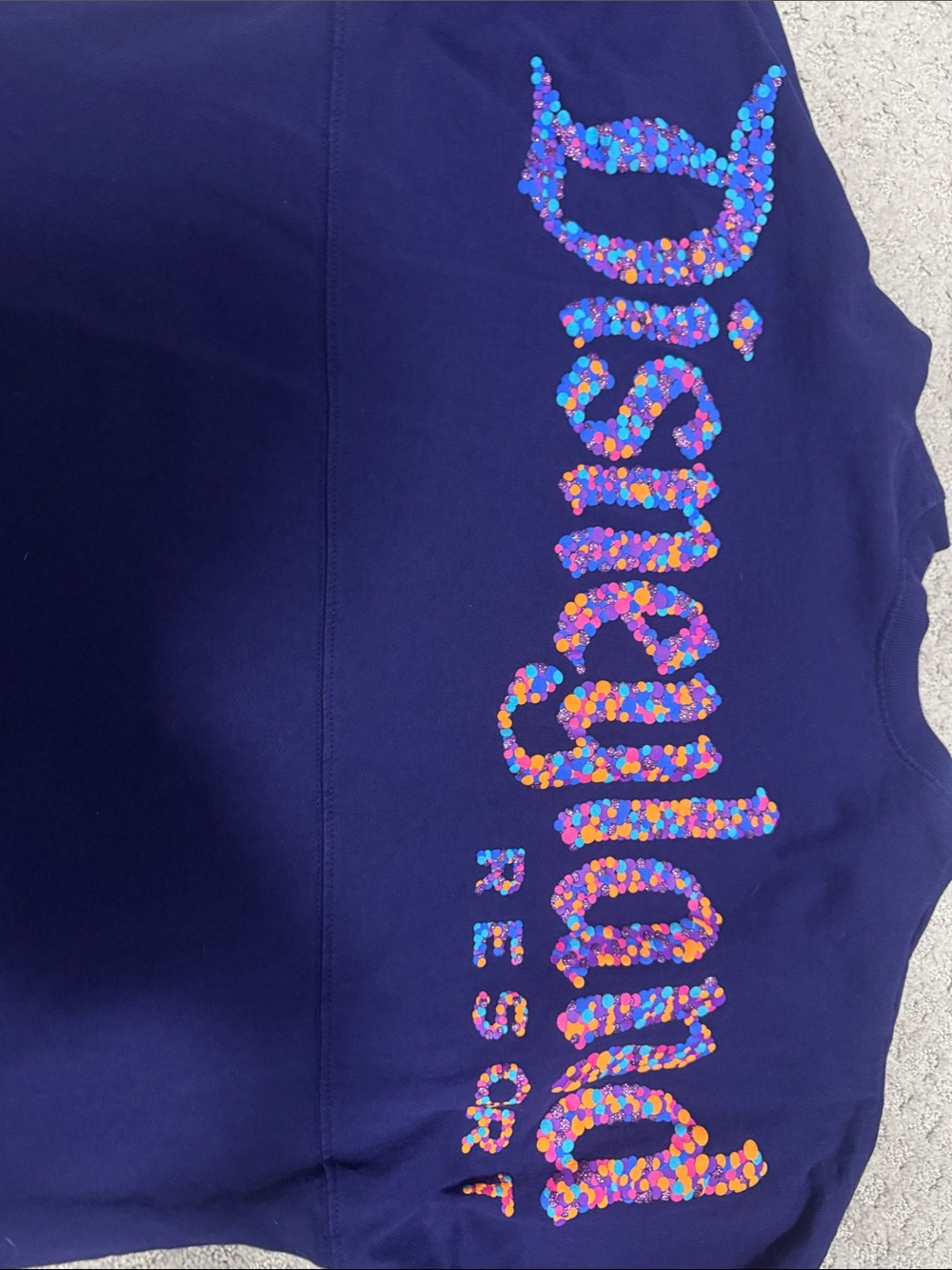 Women’s Disneyland Confetti Spirit Jersey 2022 - Picture 3 of 3